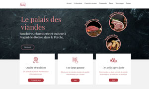Réalisation du site internet boucherie-du-perche.com