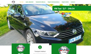 Site internet VM TAXI par S404 Solution404