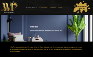 Création du site internet willy peintures