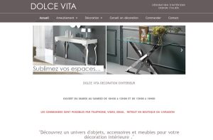 Refonte site Dolcevitadeco par S404